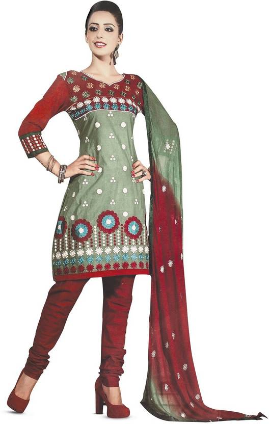 salwar suit material flipkart