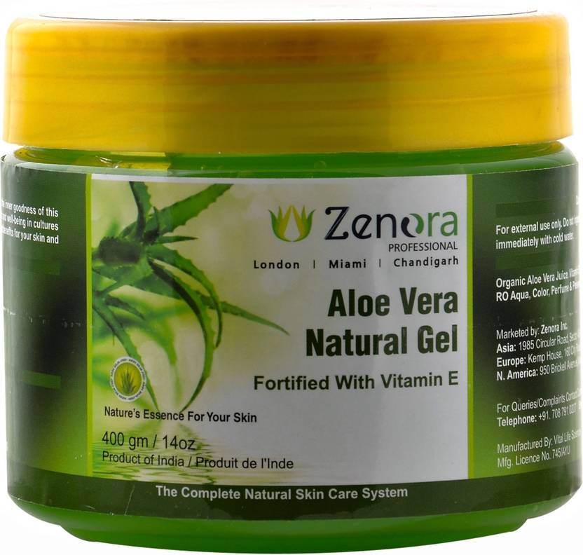 Zenora Professional Aloe Vera Natural Gel Price in India - Buy Zenora