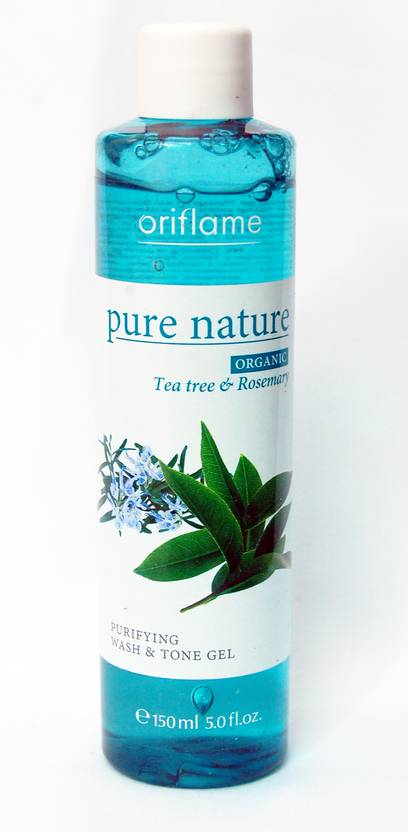 Oriflame Pure Nature Organic Tea Tree & Rosemary Purifying Wash & Tone Gel Face Wash Oriflame Pure Nature Organic Tea Tree & Rosemary Purifying Wash & Tone Gel Face Wash