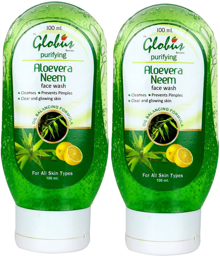 aloe vera neem tulsi face wash