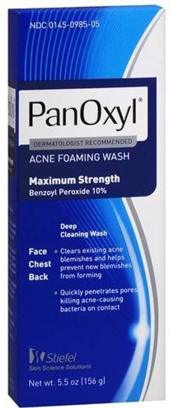 Panoxyl Acne Foaming Wash 10 Benzoyl Peroxide 5 Oz Face Panoxyl Acne Foaming Wash 10 Benzoyl Peroxide 5 Oz Face