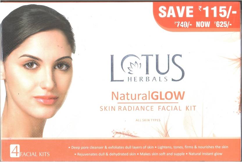 Lotus Natural Glow Skin Radiance Facial Kit Price in India, Buy Lotus