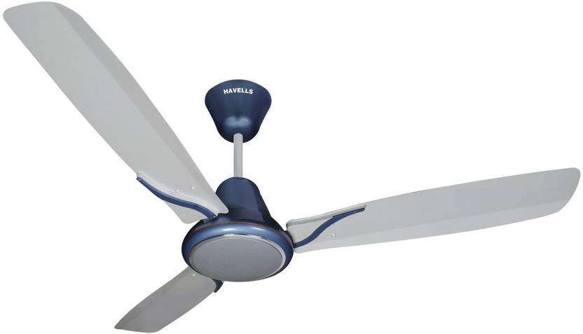 Havells 1200mm Spartz Pearl White Blue 3 Blade Ceiling Fan