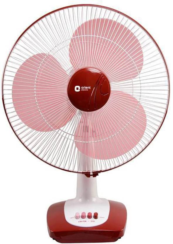 Orient Electric Desk 26 400mm 3 Blade Table Fan Price in India Buy