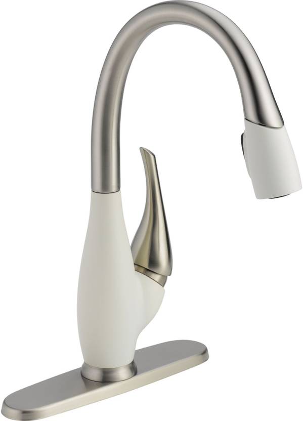 Delta 9158 Sw Dst In Fuse Pull Down Kitchen Mixer Faucet
