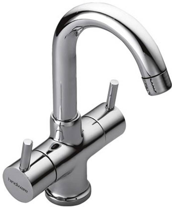 Hindware F280009CP Flora Central Hole Basin Mixer without Popup Waste System Faucet (Centerset