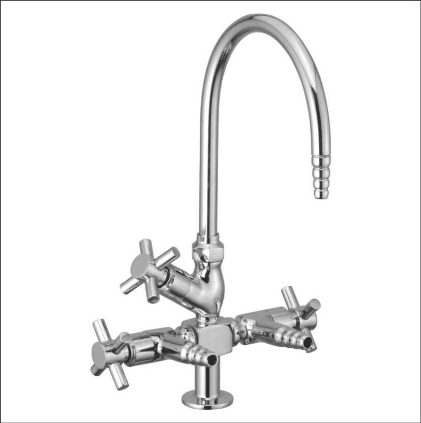 L Silver Qt Heavy Lab Three Way Pillar Tap Faucet Price In L Silver Qt Heavy Lab Three Way Pillar Tap Faucet Deck Mount Installation Type