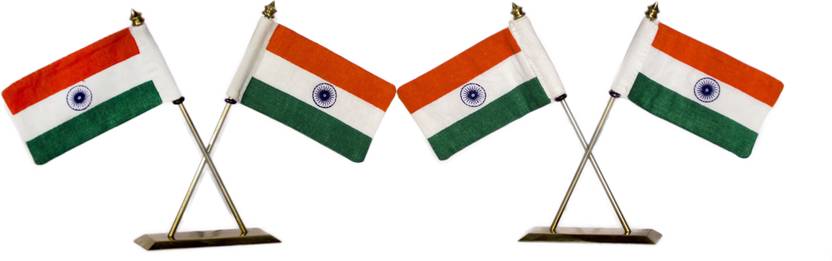 Magayatri India Rectangle Car Dashboard Flag Flag