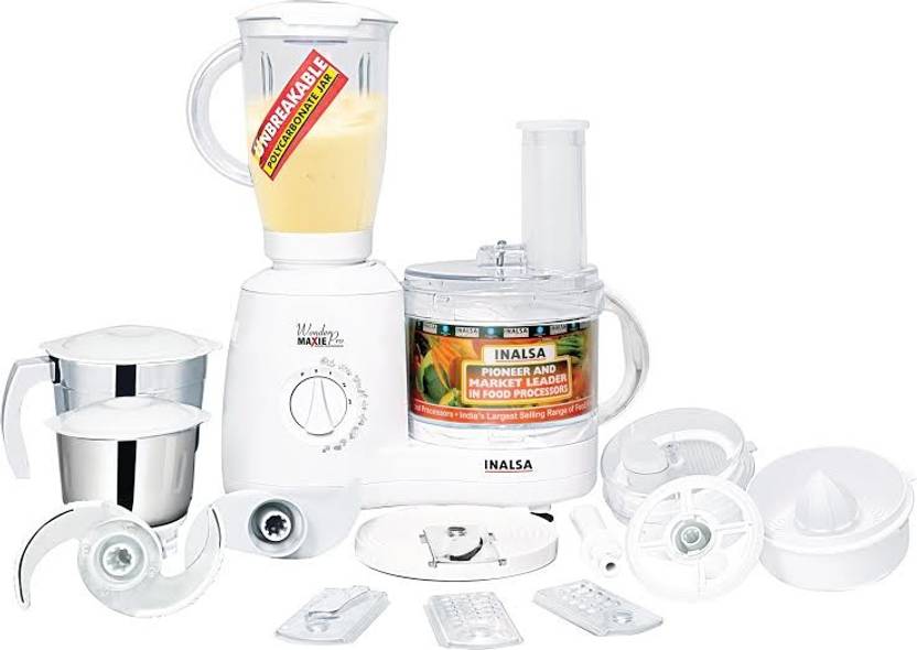 Inalsa Wonder Maxie Pro 600 W Food Processor Price in India Buy