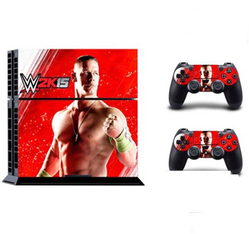 SONY PS4 WWE 2K16 John Cena Theme Skin With 2 Dualshock 4 Stickers