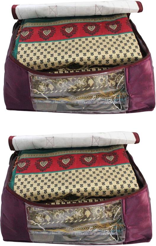 Glitter Collection Saree cover Saree organiser Saree04 Purple