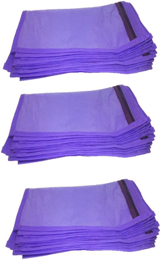 Addyz Plain 36 Pcs Saree Bedsheet Cover Bags Packaging Storage Cloth ...