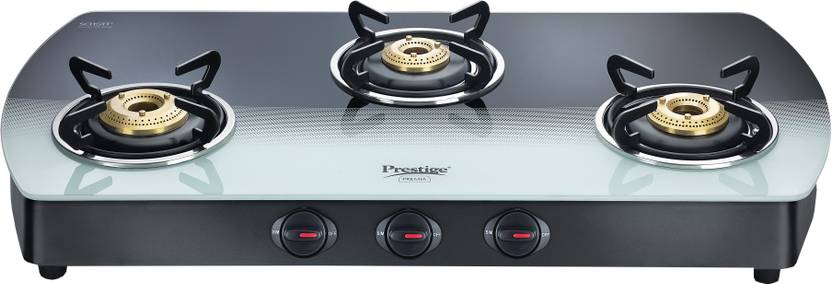Prestige Premia Glass Aluminium Manual Gas Stove Price In India