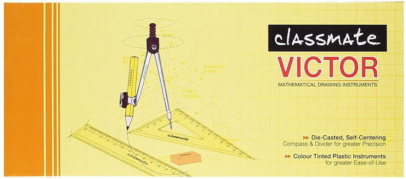 Classmate Victor Mathematical Geometry Box(Yellow)