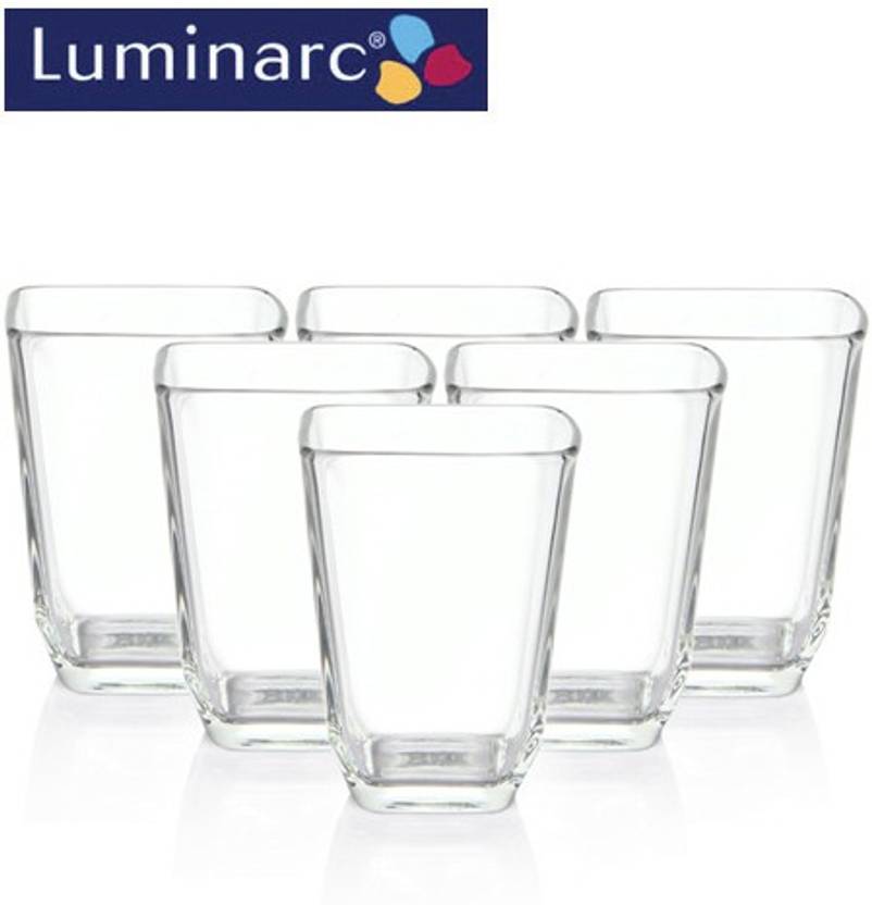 LUMINARC (Pack of 6) H7945 Glass Set Water/Juice Glass Price in India