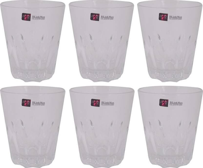 Blinkmax (Pack of 6) Kty4203 Glass Set Water/Juice Glass Price in India