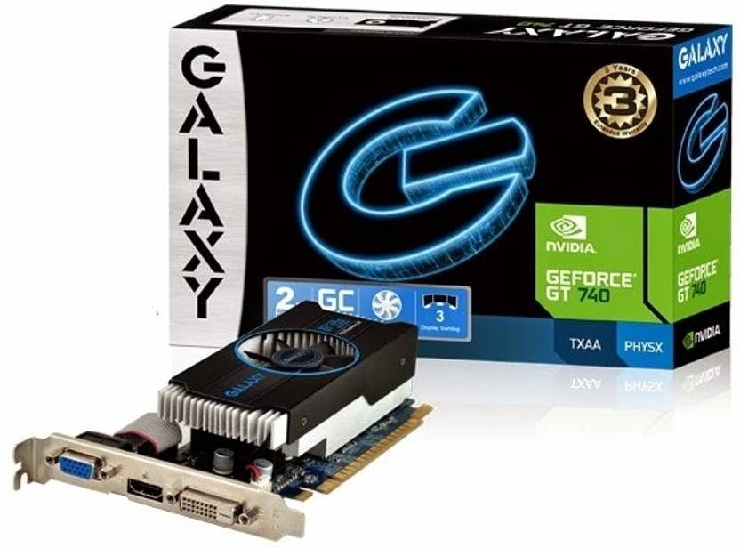 GALAXY NVIDIA Geforce GT 740 2 GB GDDR5 Graphics Card - GALAXY ...