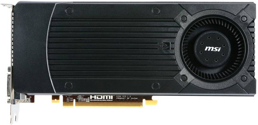 msi NVIDIA N760-2GD5/OC (GeForce GTX 760) 2 GB GDDR5 Graphics Card ...