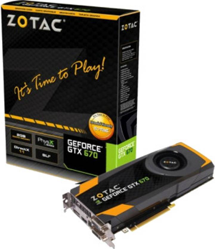 ZOTAC NVIDIA GeForce GTX 670 (ZT6030410P) 2 GB DDR5 Graphics Card ZOTAC