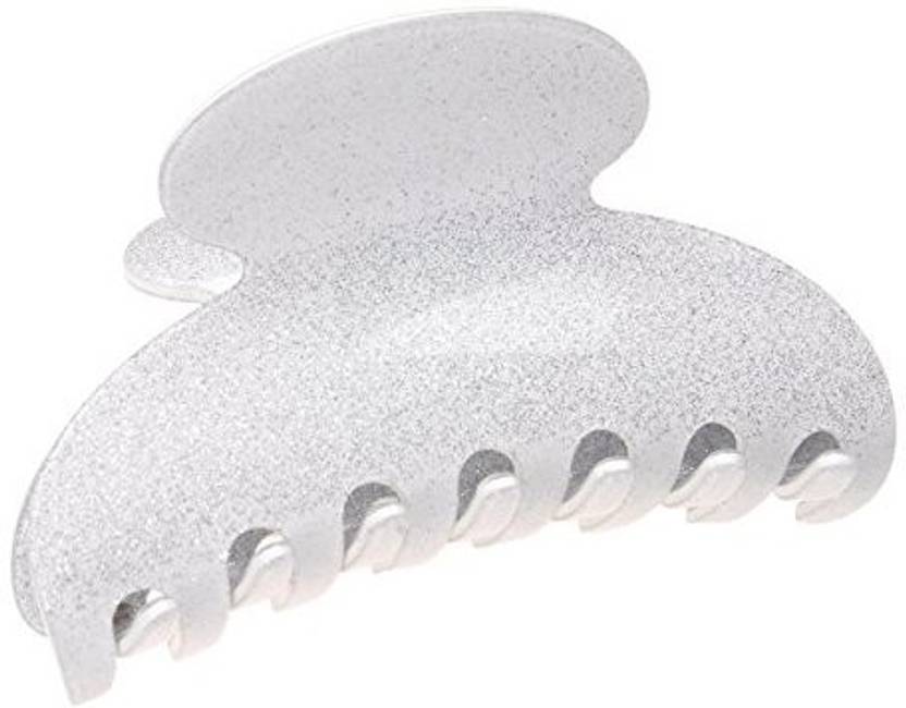 France Luxe Couture Jaw Silver Glitter White Hair Accessory Set