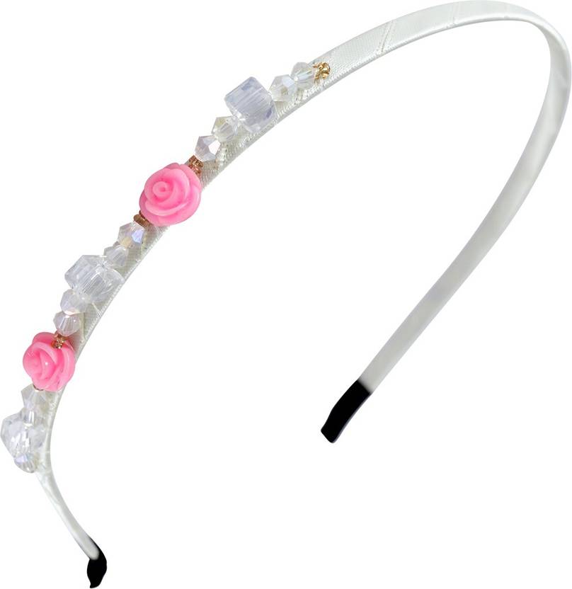 Sarah Crystal Rose Beads Thin Hair Band Price In India Buy