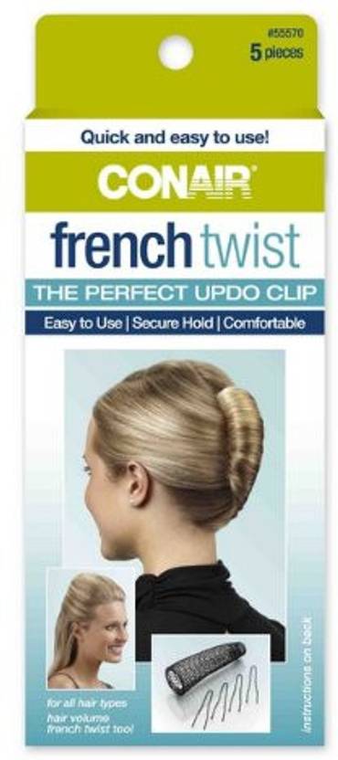 Conair French Twist 1 Ct Pack Of 3 Hair Clip Price In India