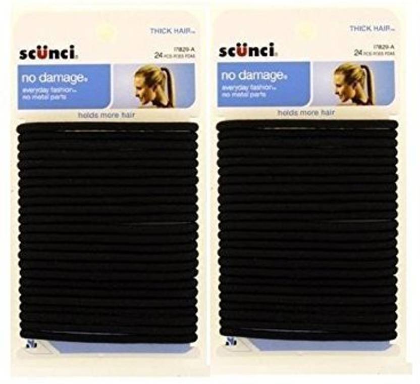Scunci Scunci Effortless Beauty Thick Hair No Damage Black