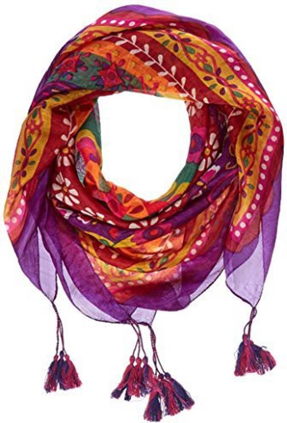 Natural Life Silk Scarf Headband Flower Red Pink Head Band Price