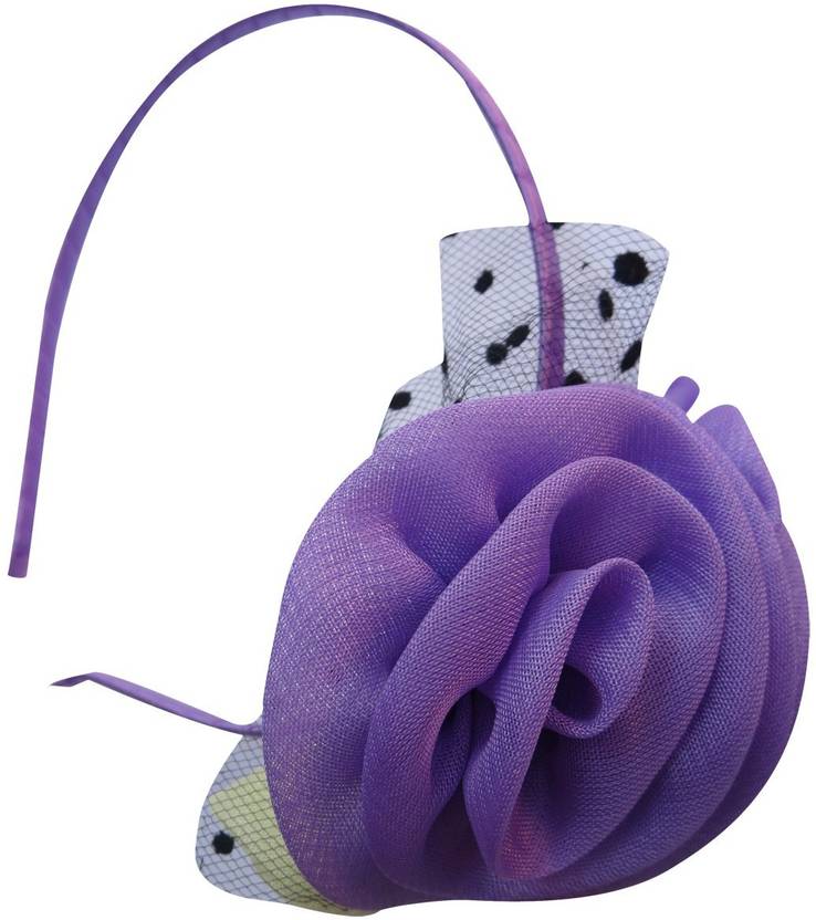 Dcs Net Rose Flower Hat Fascinators Hairband Headband For Girls