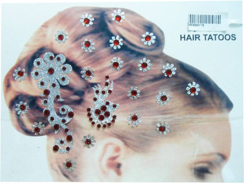 Khoobsurati A26 Hair Tattoo Sticker Price In India Buy