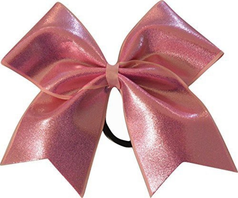or any color Cheer Bows w center stones or ribbon Silver Glitter Cheer Bow
