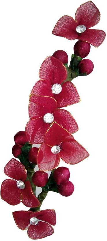 Oddeven Beautiful Fancy Hair Flower Accessories Brooch With