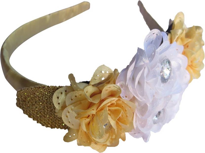Dcs Cute Multi Flowers Hairband For Kids Hairband Princess Hair