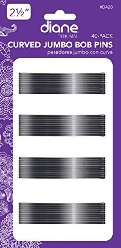 Diane Curved Jumbo Bob Pins Black 40 Card Hair Pin Price In