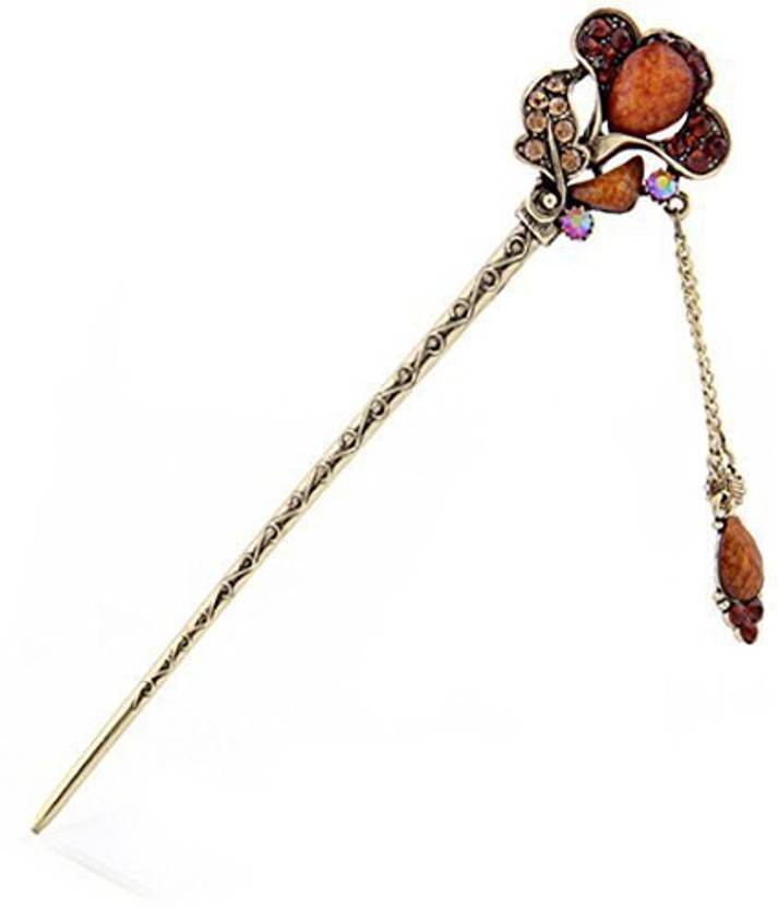 Livezone Chinese Traditional Elegant Flower Shape Hairpins Hair