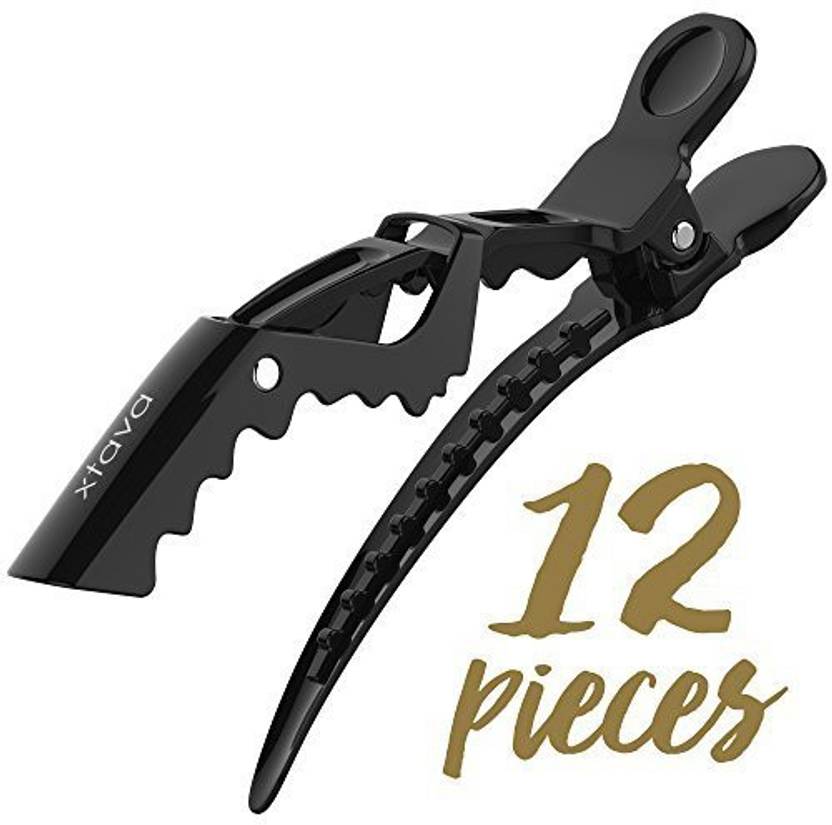 Xtava Xtava 12 Pinup Clips Professional Non Slip Alligator Hair