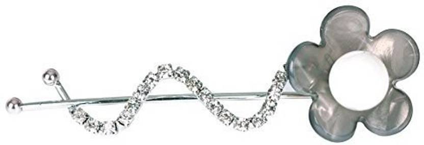 Lucky Way Bridal Jewelry Silver Tone Crystal Simulated Pearl