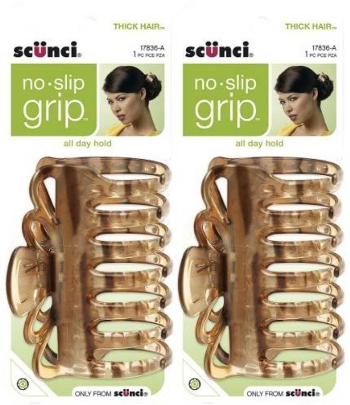 Scunci Scunci No Slip Crown Clip For Thick Hair 9 Cm 2 Pk