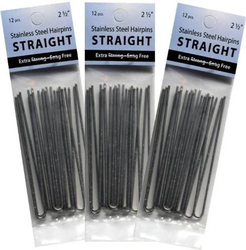 Generic 3 Pack 2 5 Quot Straight Stainless Steel Snagless Amish