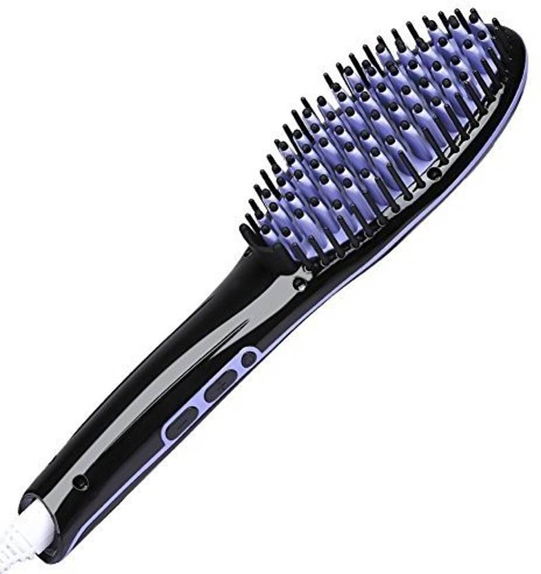 Biboss Hair Straightening Brush Fast Heating Hair Straightener