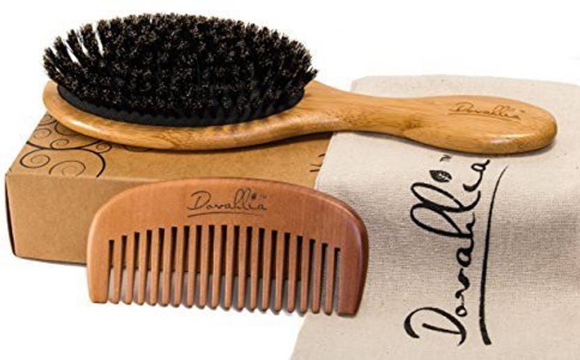 Generic Boar Bristle Hair Brush Set For Women And Men Designed