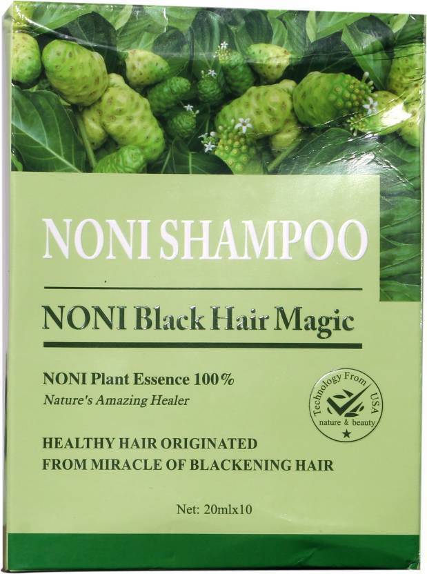 Ruchi World Noni Organic Dye Shampoo Hair Color , black Price in