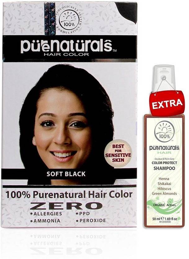 Pure Naturals Natural Hair Color , Soft Black Price in India, Buy