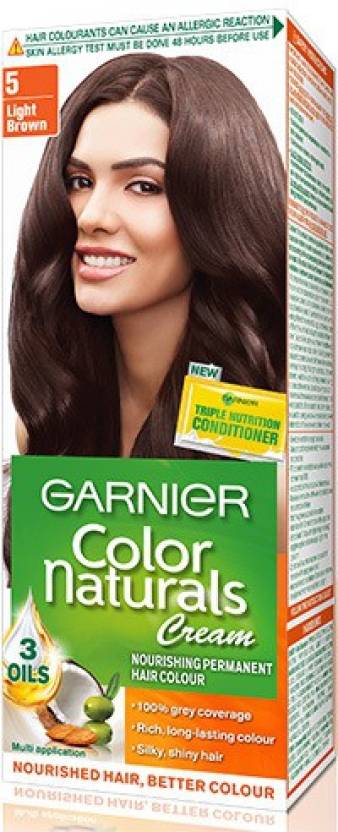 GARNIER Color Naturals Hair Color , Light Brown - 5 - Price in India ...