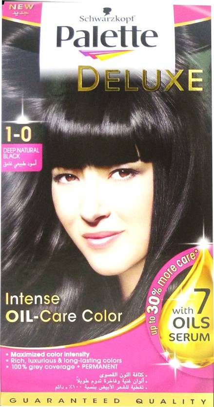 Schwarzkopf Palette Deluxe Intense Oil Care Color 1 0 Deep Natural
