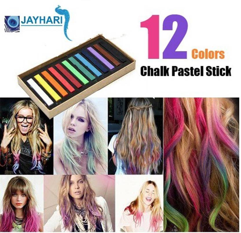 Jay Hari Temporary Colors Hair Chalk Pastel Stick Hair Color