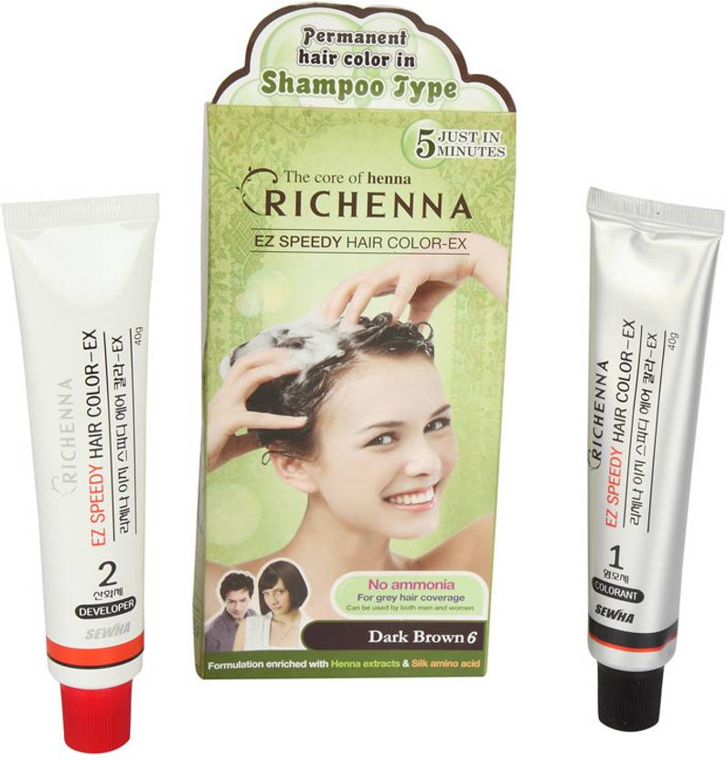 Richenna Shampoo Based Hair Color Price in India, Buy Richenna