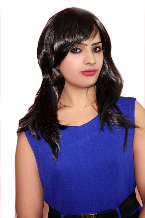 Ritzkart Original Korean Fiber Synthetic Black Natural Wig Wavy