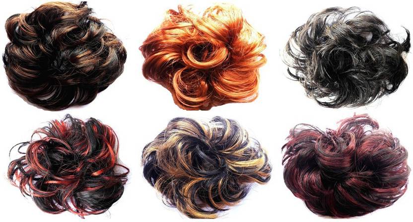 Out Of Box Funky Curly Elastic Bun Hair Extension Price In India