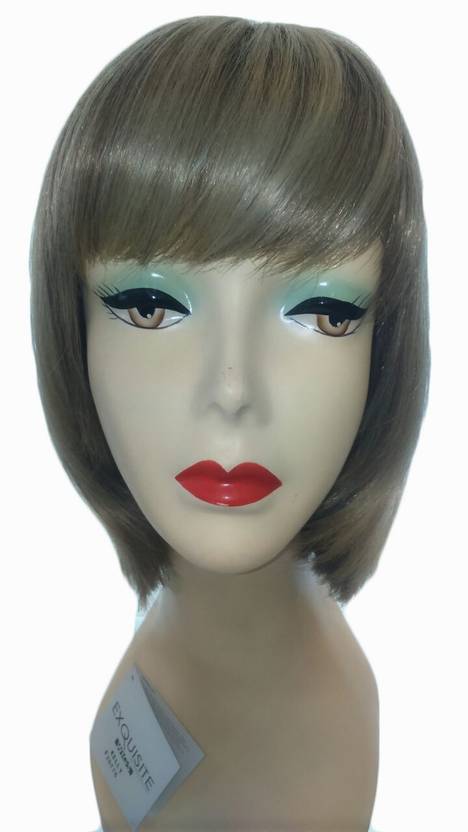Wig O Mania Kelly Japanese Syn Fibre Short Brown With Chesnut Mix